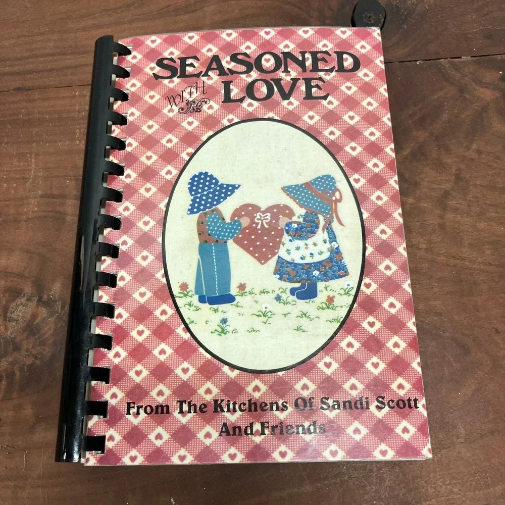 Seasoned With Love Sandi Scott 1994 Cookbook Southern Recipes Fundcraft Spiral